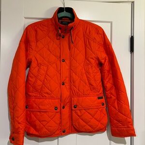 Polo by Ralph Lauren Men's Bright Orange Quilted Jacket